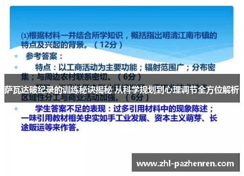 萨瓦达破纪录的训练秘诀揭秘 从科学规划到心理调节全方位解析 萨瓦达破纪录的训练秘诀揭秘 从科学规划到心理调节全方位解析