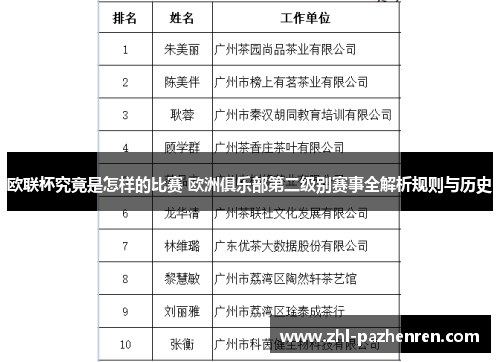 欧联杯究竟是怎样的比赛 欧洲俱乐部第二级别赛事全解析规则与历史